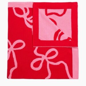 LoveShackFancy Holiday Jacquard Knot Trow Blanket